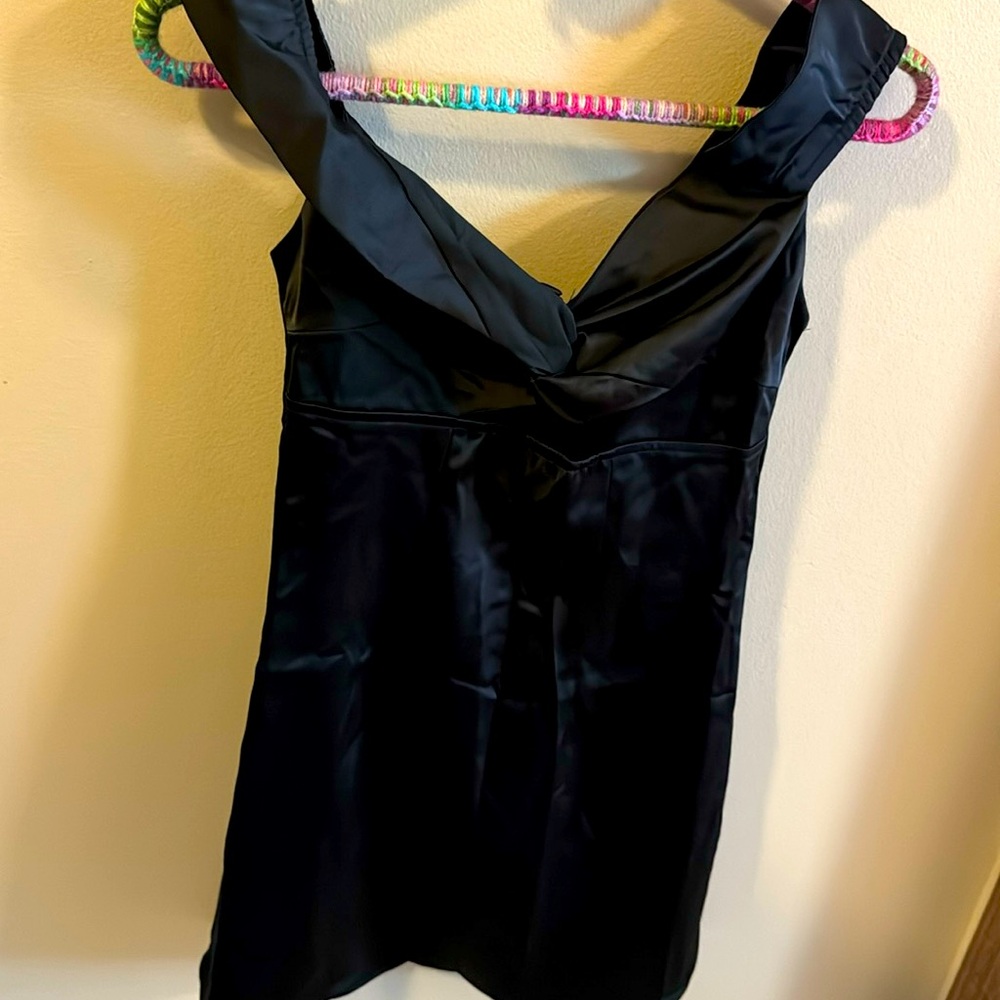 Black off the shoulder dress